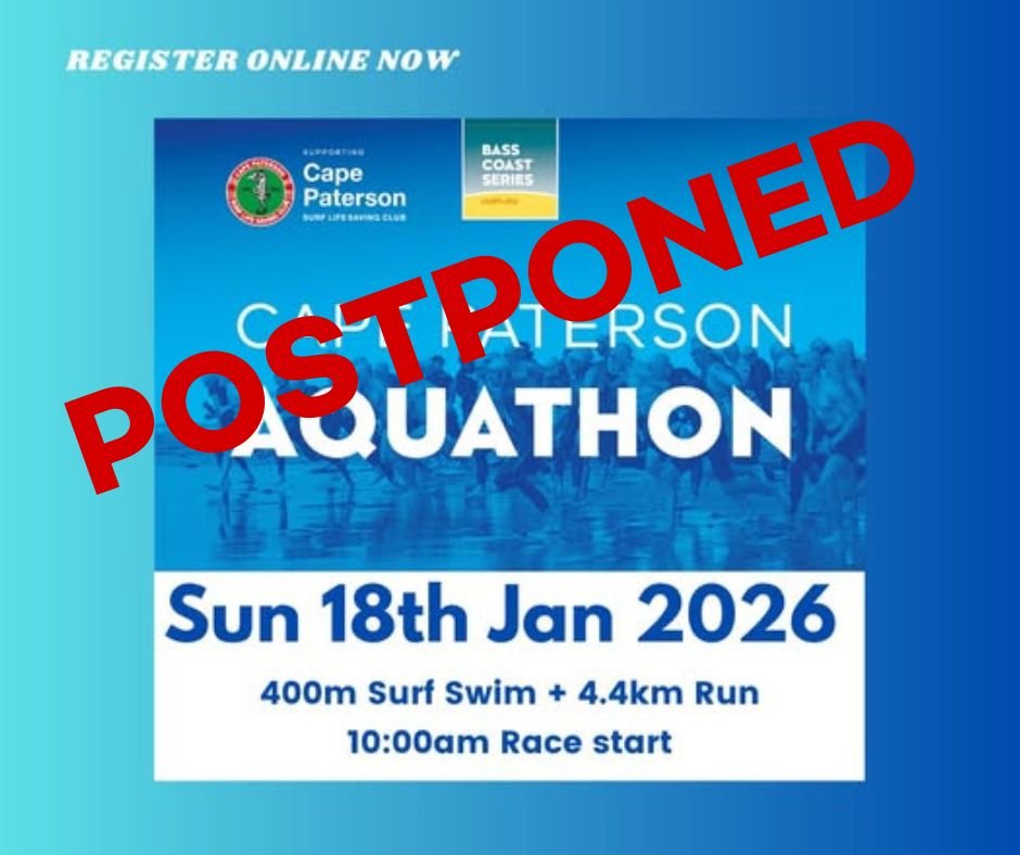 Cape Paterson Aquathon postponement