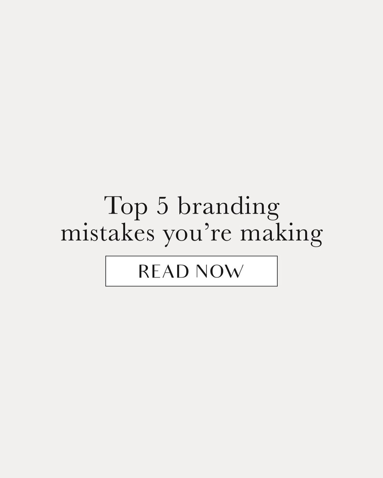 Top 5 branding mistakes you&rsquo;re making 😯
⠀⠀⠀⠀⠀⠀⠀⠀⠀
1️⃣ Not defining your brand foundation
⠀⠀⠀⠀⠀⠀⠀⠀⠀
Before you start designing anything&hellip; You need to build your brand foundation.
⠀⠀⠀⠀⠀⠀⠀⠀⠀
Start out by answering these *key* questions:
⠀⠀⠀