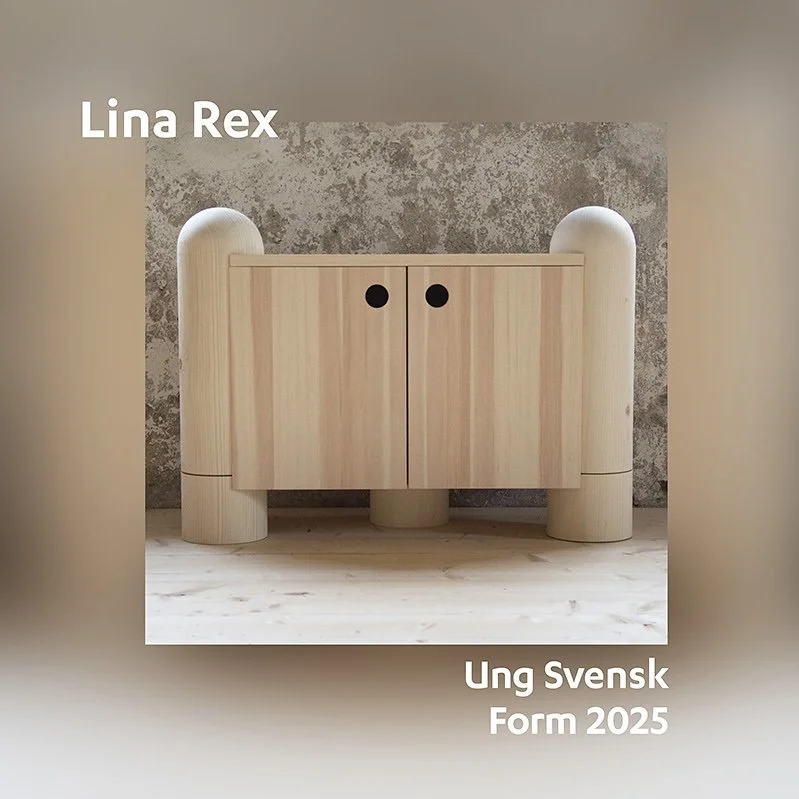 Ingemar is one of the winners of young swedish design 2025 and will be on an exhibition tour this year! Very happy and grateful to @svenskform to be selected. Looking forward to the inauguration, tomorrow 10am, at @sthlmfurnfair in stand C02:51, if y