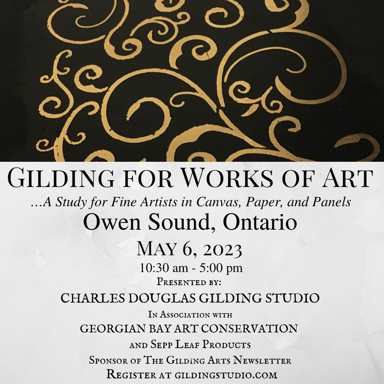 Gold Leaf Gilding for Works of Art on Canvas, Paper, and Panels. A Study for Fine Artists