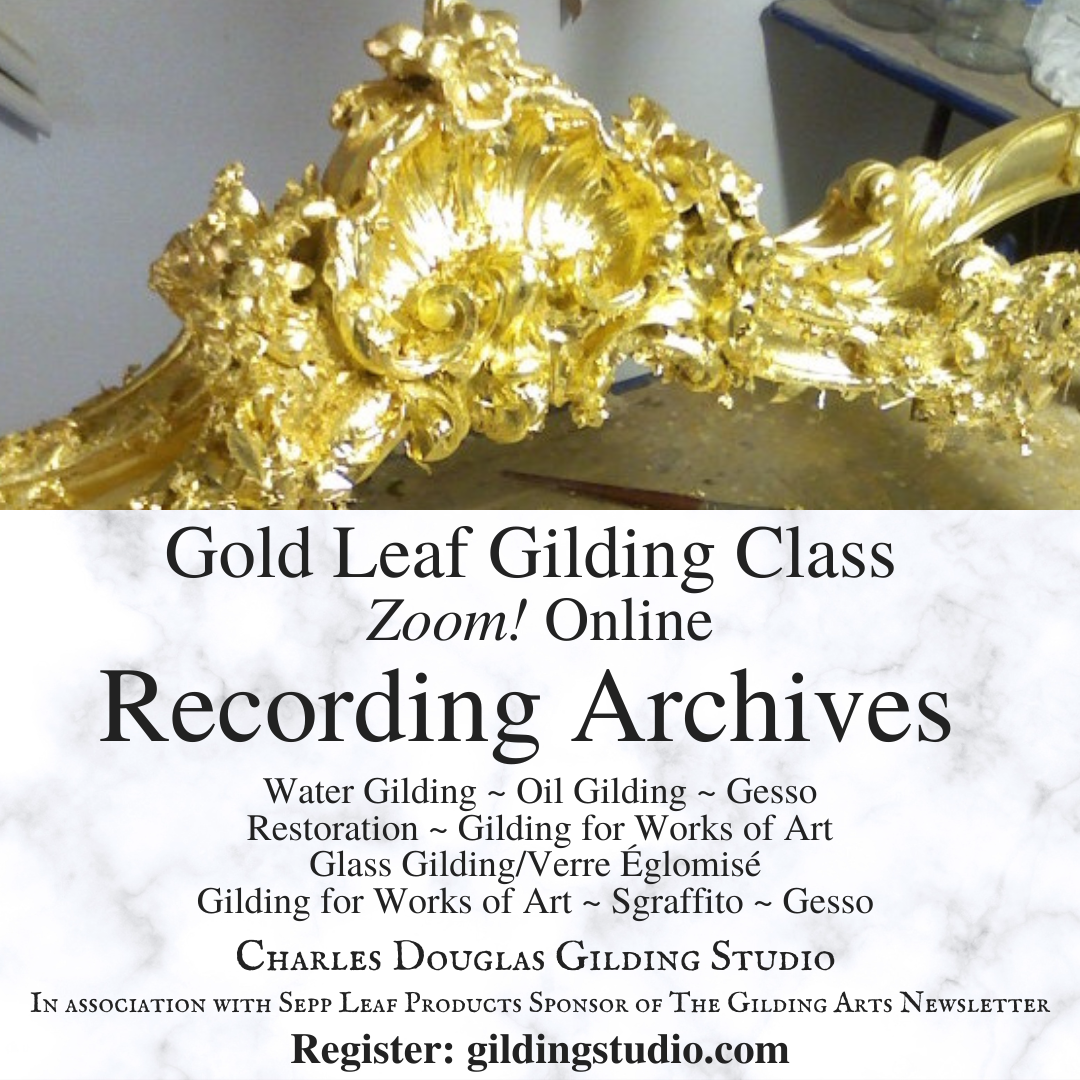 Gilding Class Recording- Archives Available for Registration
