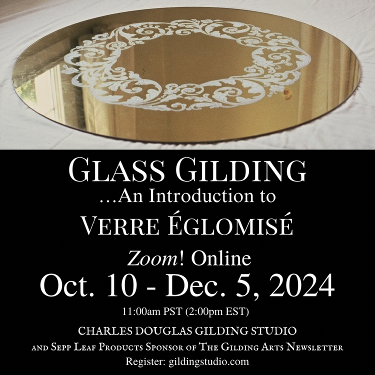 Water gilding gold leaf classes