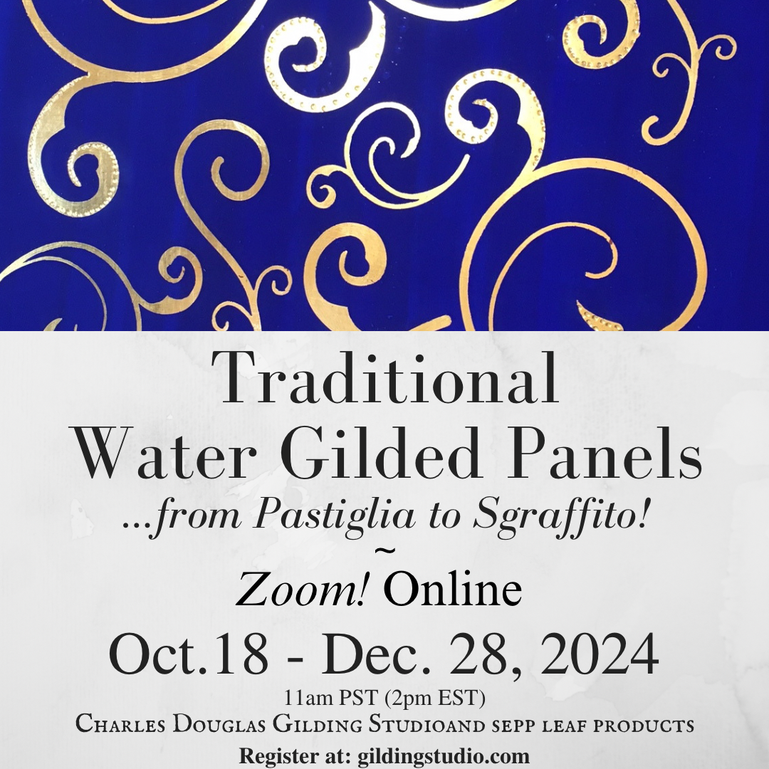 Water gilding gold leaf classes
