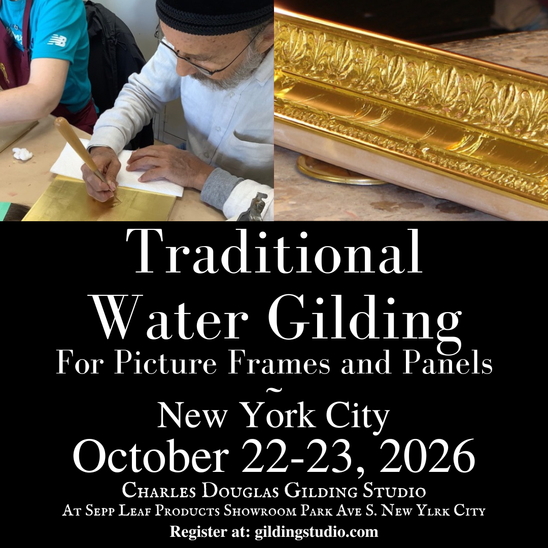 Traditional Water Gilding For Picture Frames & Panels