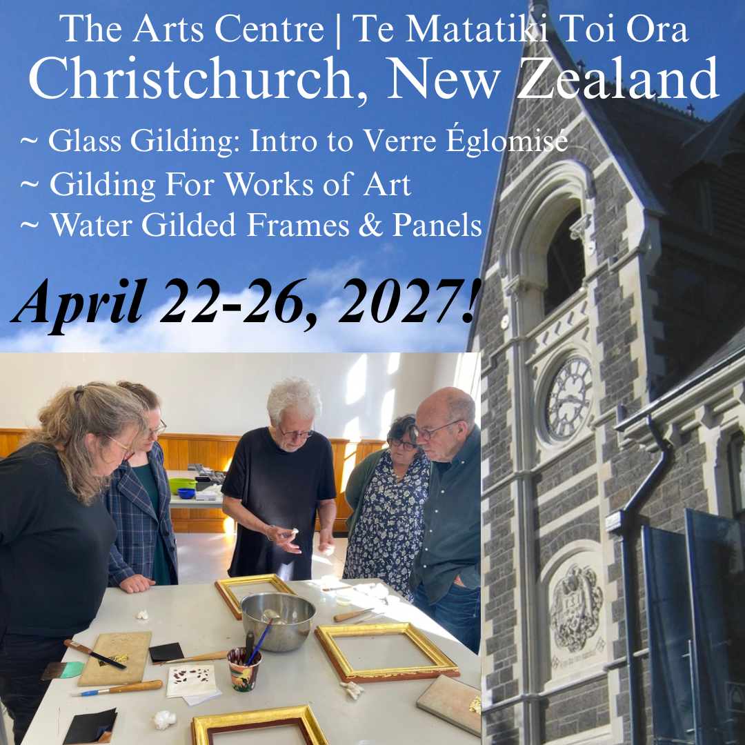 In-Person Gilding Classes April 22-26, 2027