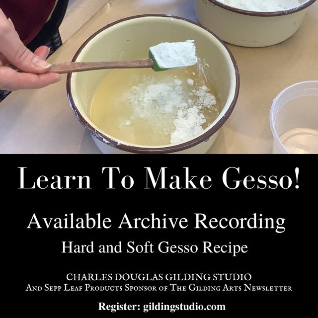 What is Gesso, and How Are Gessoed Gilded Objects Cared For