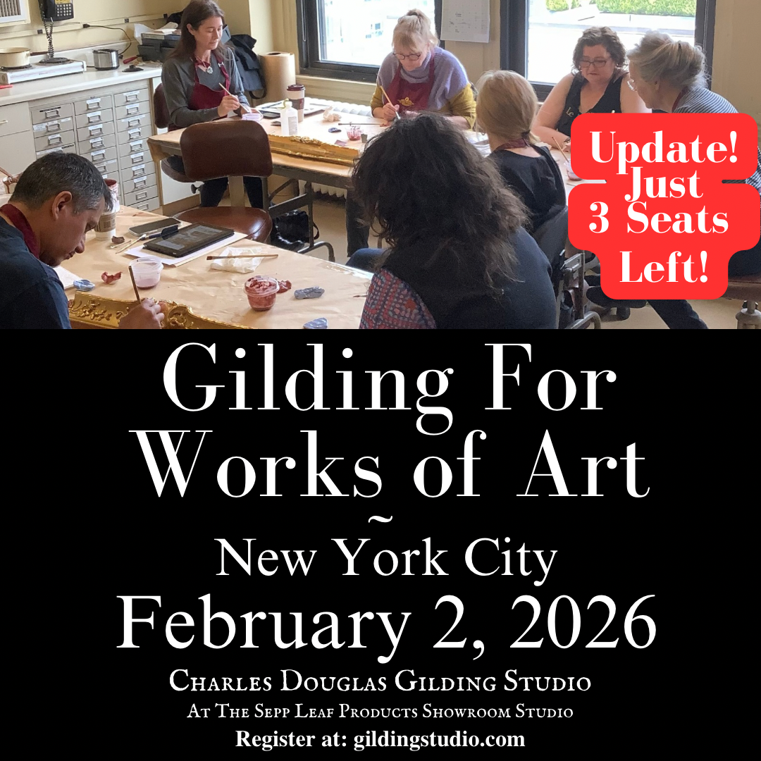 (NY In-Person, Feb. 2026) ~ Gilding for Works of Art