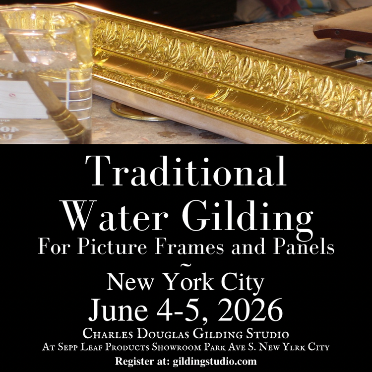 Traditional Water Gilding For Picture Frames & Panels