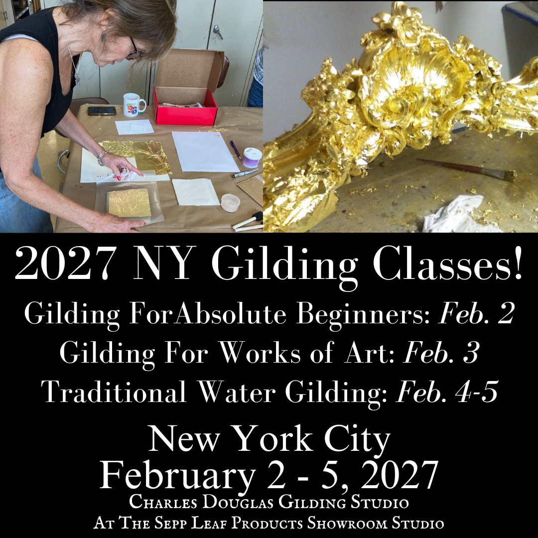 NY Gilding Classes, Winter Session Feb. 2-5, 2027