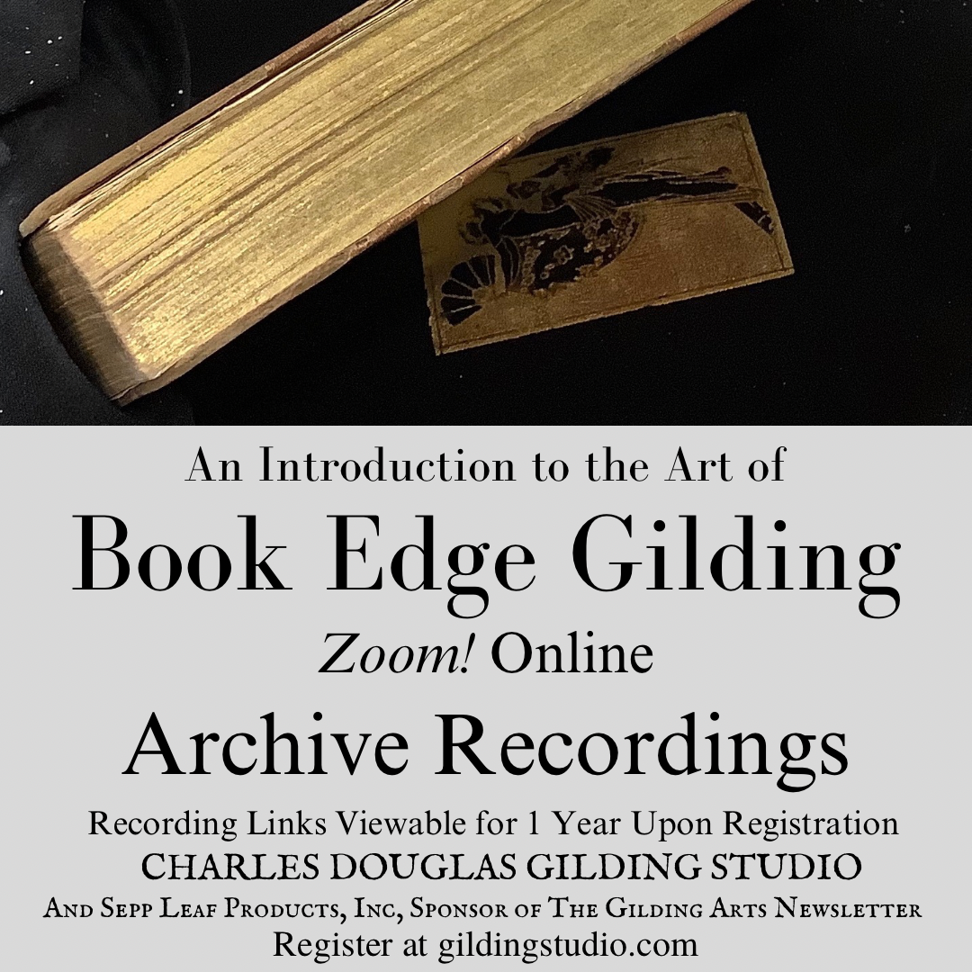 Introduction to the Art of Book Edge Gilding, Archive Recording Series