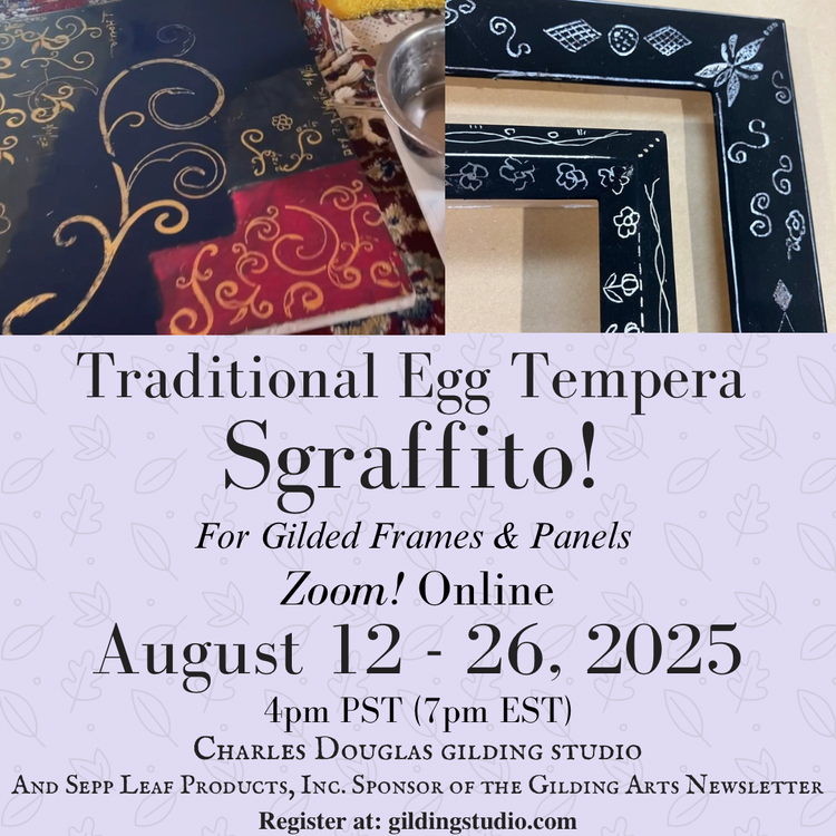 Traditional Egg Tempera Sgraffito