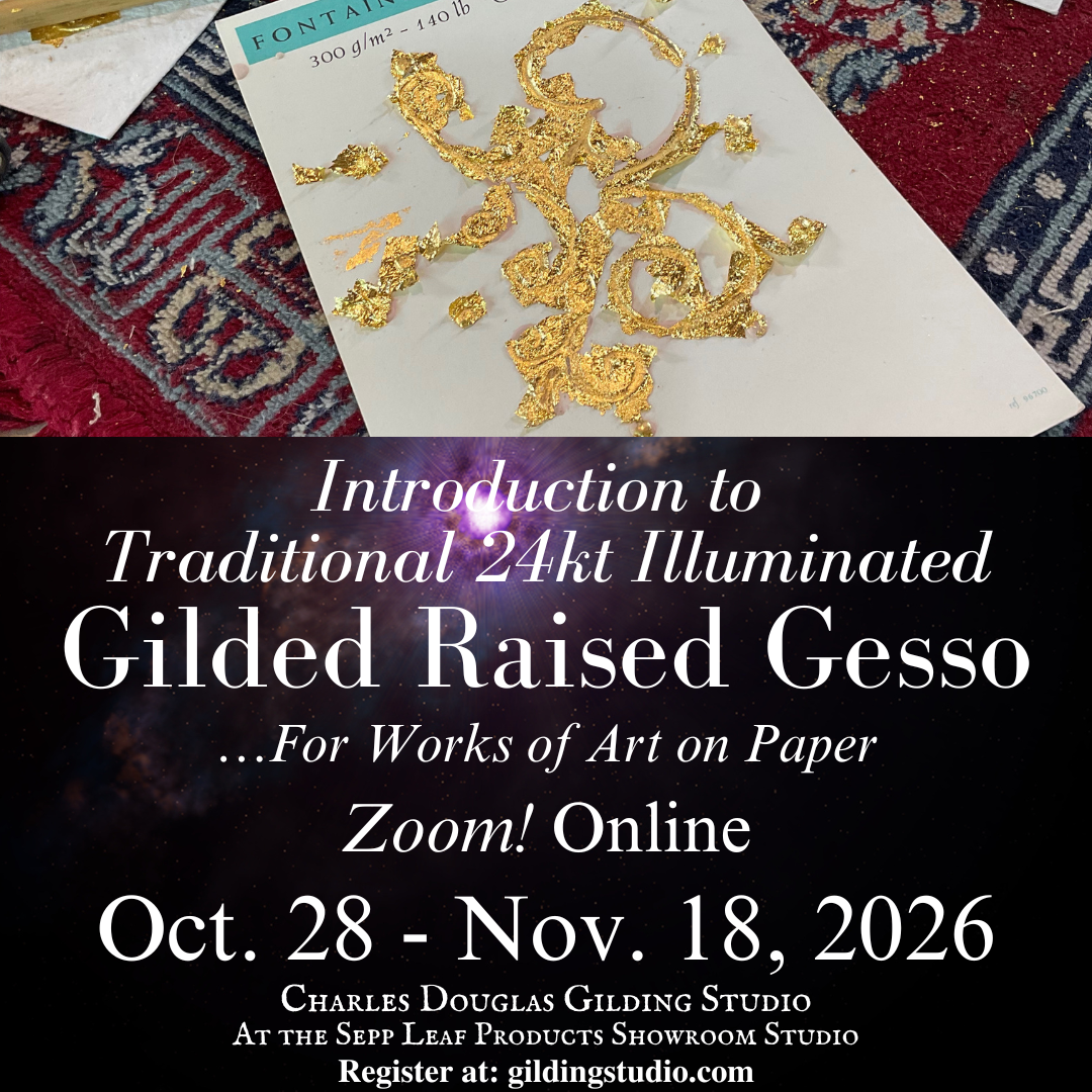 The Art of 24k Gilded Raised Gesso