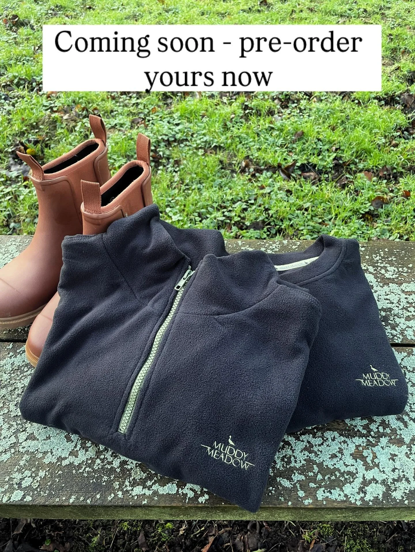 Coming soon &ndash; two new products designed for British weather and shoulder-season shifts, our new fleece duo offers soft strength and breathable versatility.

A short sleeve 1/4 zip and long sleeve Mallard Teece - see www.muddymeadow.co.uk to fin