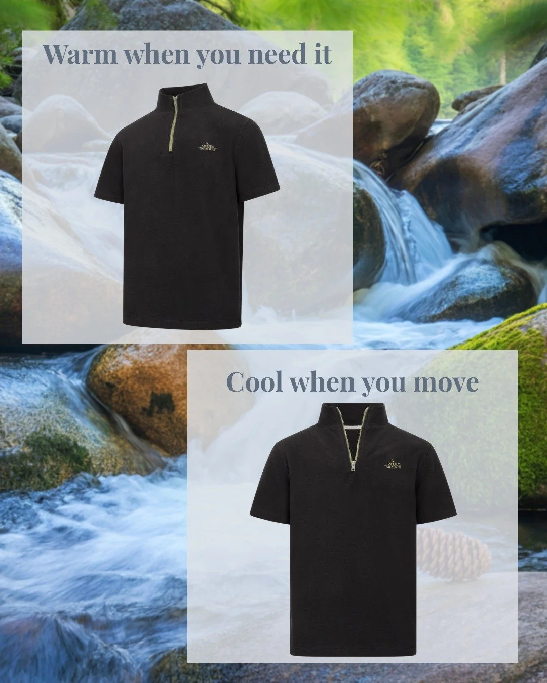 Designed for Britain&rsquo;s stop‑start weather, the &frac14;‑Zip Trail Fleece delivers a rare balance &mdash; warm enough for early chills, cool enough for the climb.

A unique do-it-all-layer made for life between showers and sunshine.

Shop the Tr