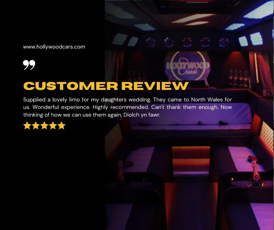 And the reviews are in! ⭐
Thank you so much to all our lovely passengers who choose to celebrate the big moments in their lives with us, if your interested in hiring one of our luxurious vehicles enquire now by using the link in our bio❤️