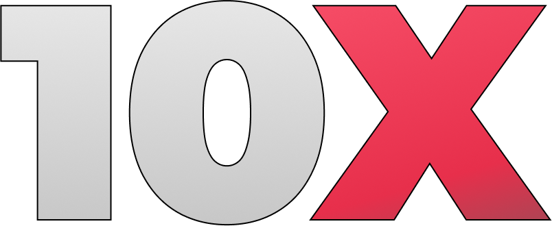 10X