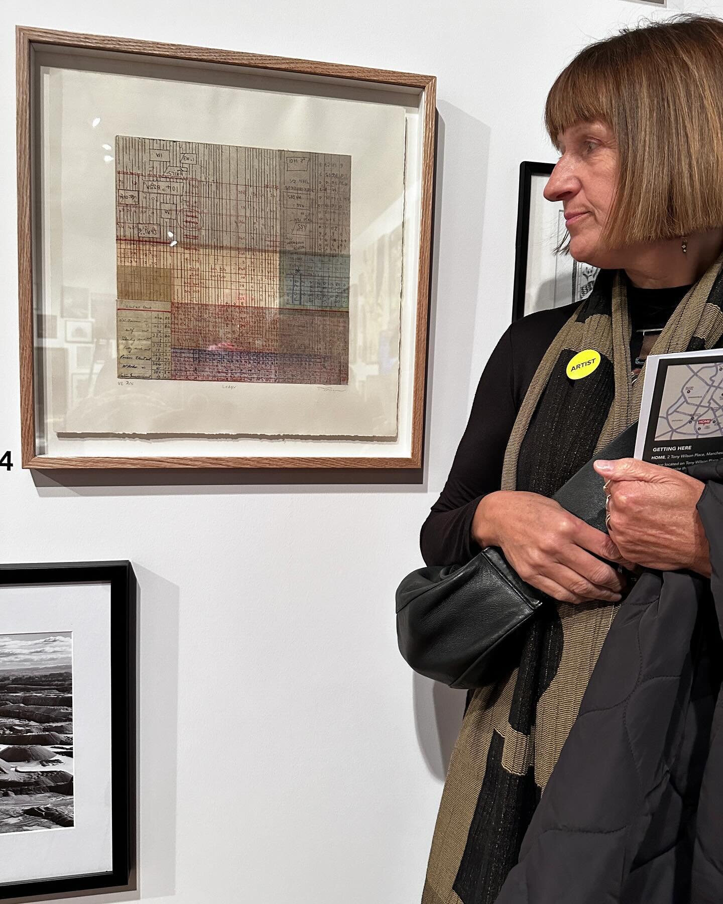 A fun evening celebrating all forms of #art @homemcr #openexhibtion which is now open to the public from today until April 28. So much variety to see and a great need to re-visit to take it all in&hellip;.. A few #printmaking highlights for now&helli