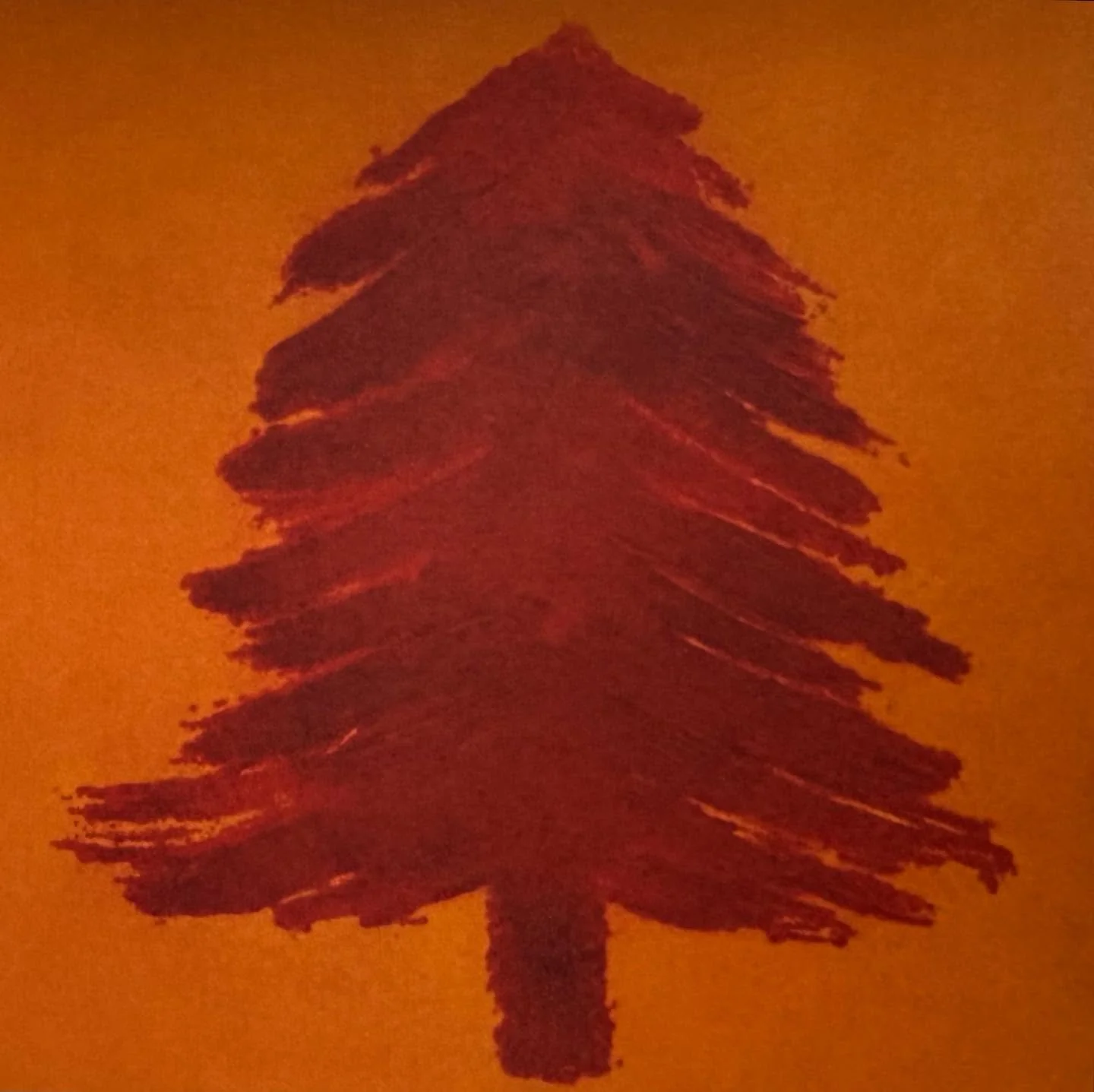 MERRY CHRISTMAS&hellip;
Red Tree, carborundum. This year&rsquo;s effort inspired by recent #weekend #course @curwenprintstudycentre taught by @rosslovedayart  which was both an excellent and inspiring end of year treat. Thanks for the support of frie