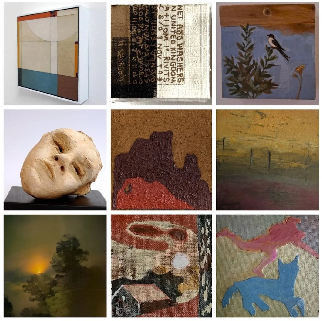 This super exhibition opens this weekend @saulhayfineart and you need to be quick to catch it&rsquo;s 2 week duration from 13 - 28 June. Delighted to be part of it with &lsquo;Tag&rsquo;, a #printmaking paper stack with #etch and #emboss 
Open: Tues 