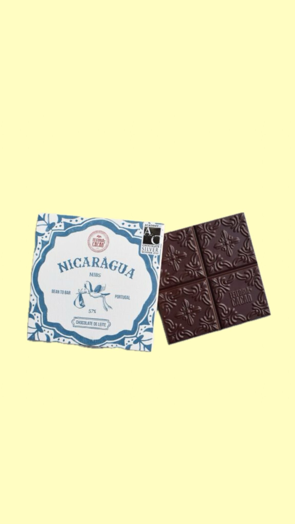 Chocolate De Leite Feitoria do Cacao- Nicarágua Nibs