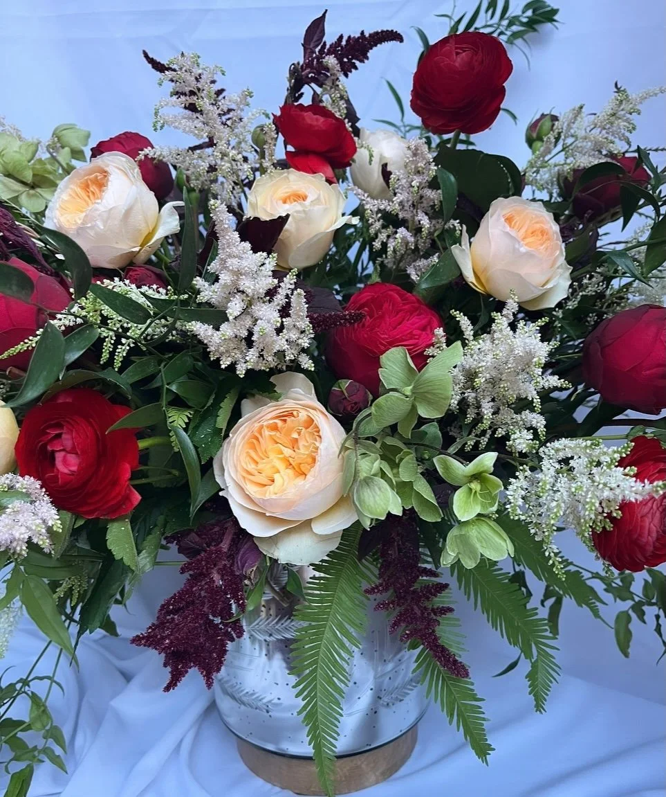 Holiday Floral Arrangements Charlotte Floral Delivery The Rooted Nest