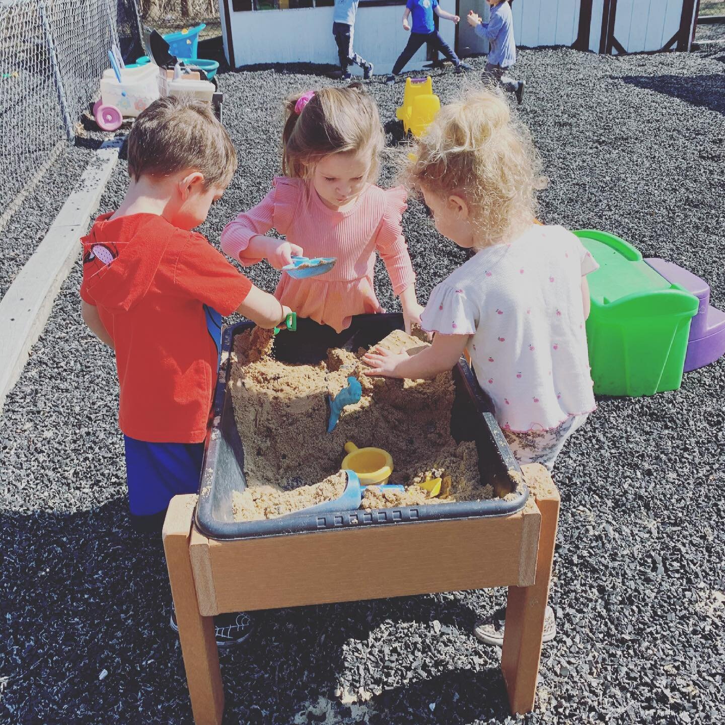 Sand play on a gorgeous afternoon