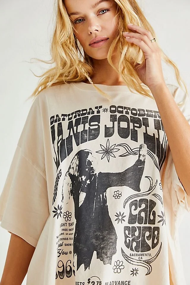 Janis Joplin Poster Tee