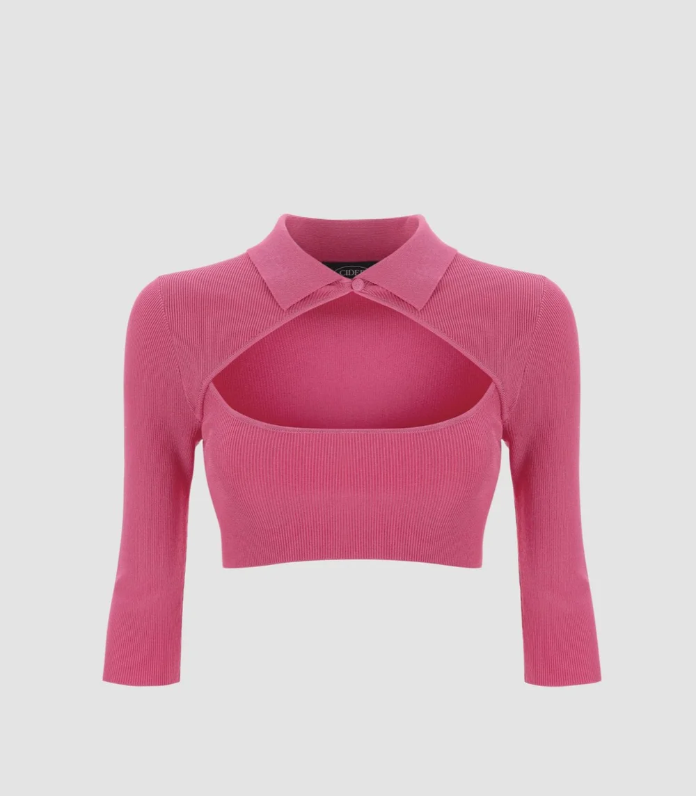 Shop Cider Neon Cut Out Top