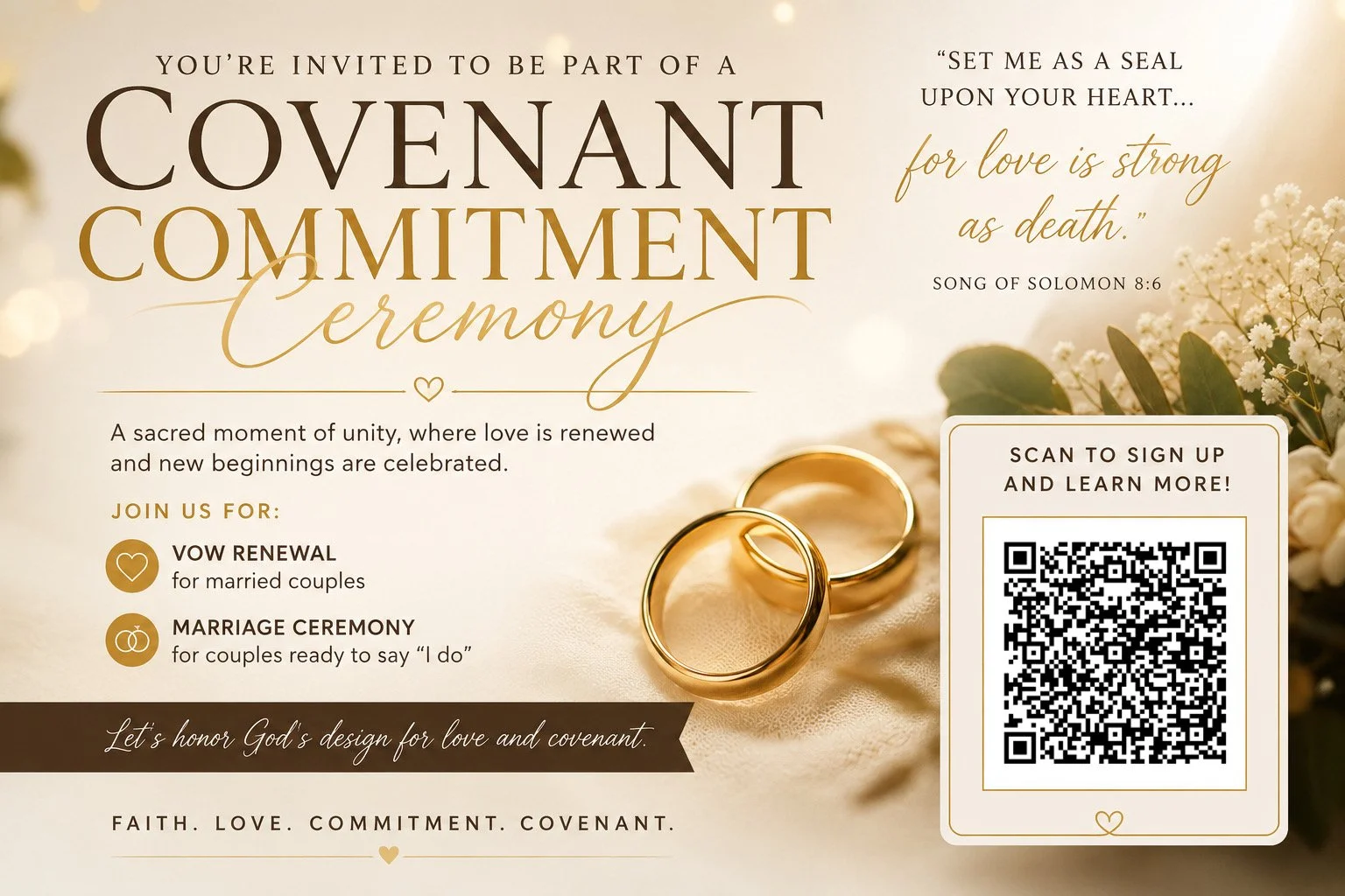 Covenant Commitment Ceremony
