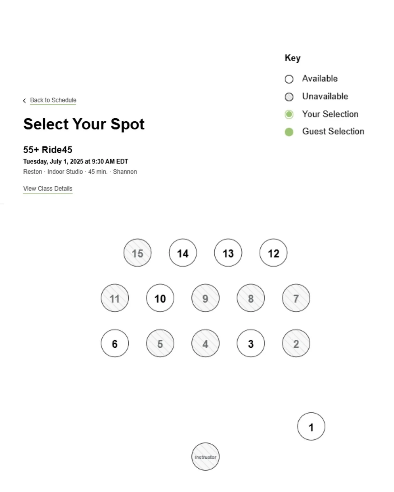 Pros of Spot Booking: 

1. You can reserve your favorite spot in the room (fan or no fan? front row or back row?) 

2. Committing to that spot/scheduling your workout ahead of time helps you commit to your workouts 

3. You&rsquo;ll get your stats if