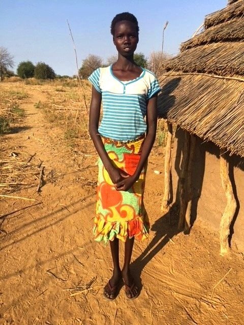 Teen Girl in Aweil, South Sudan 