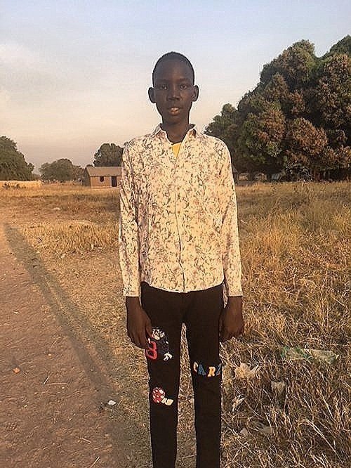 A teen boy in Aweil, South Sudan 