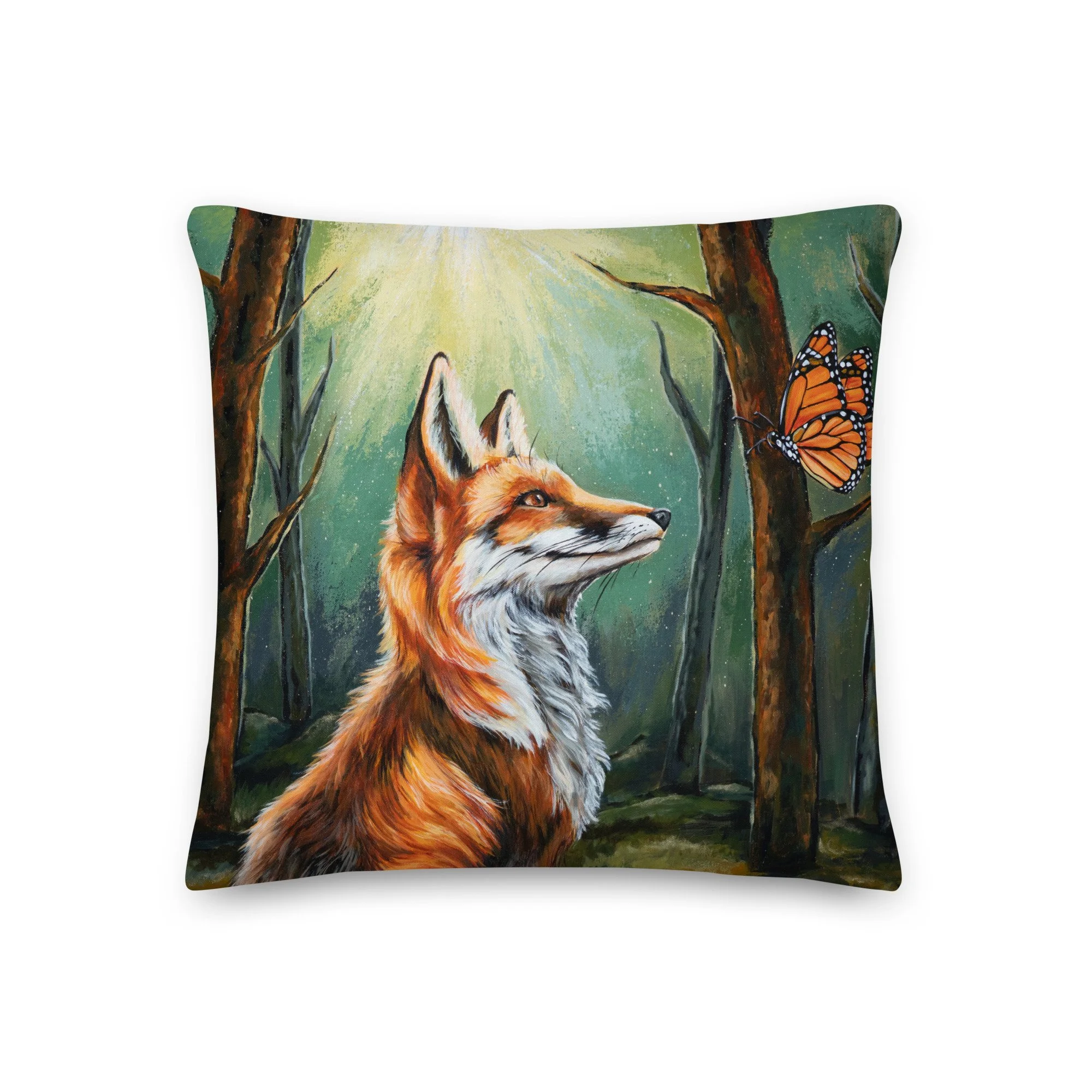 Enchanted Encounter Throw Pillow