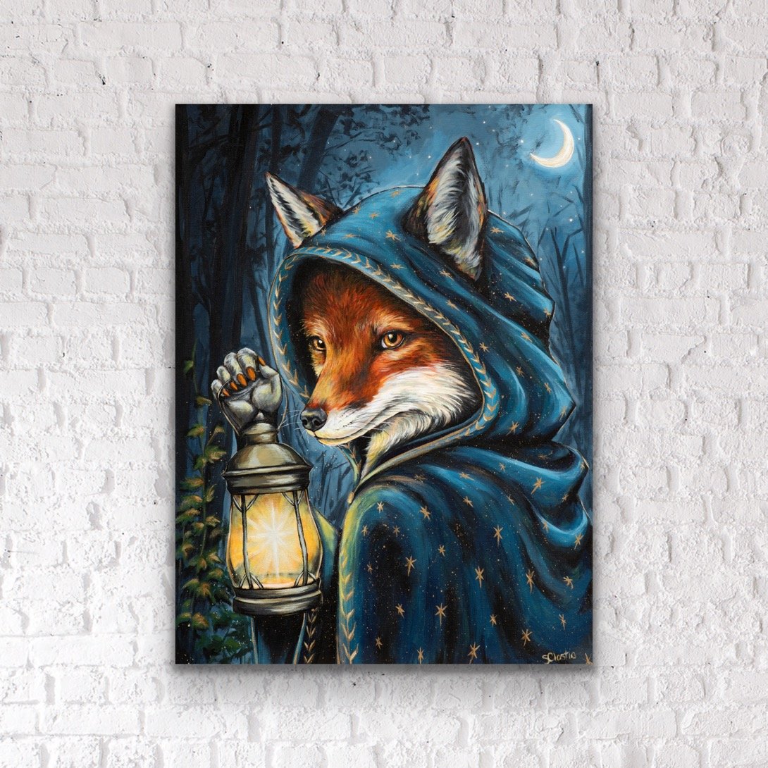 "The Lantern Bearer” - ORIGINAL - 18x24”