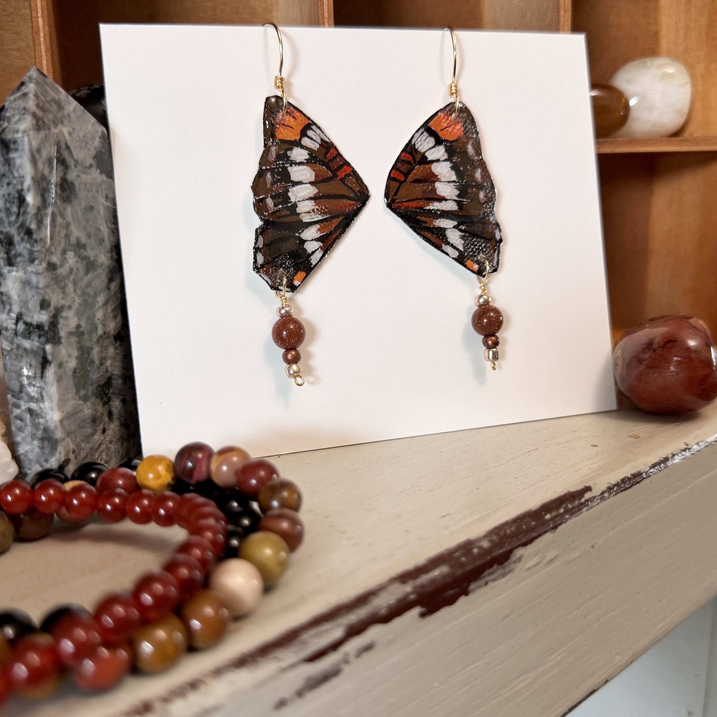 California Sister Butterfly Earrings