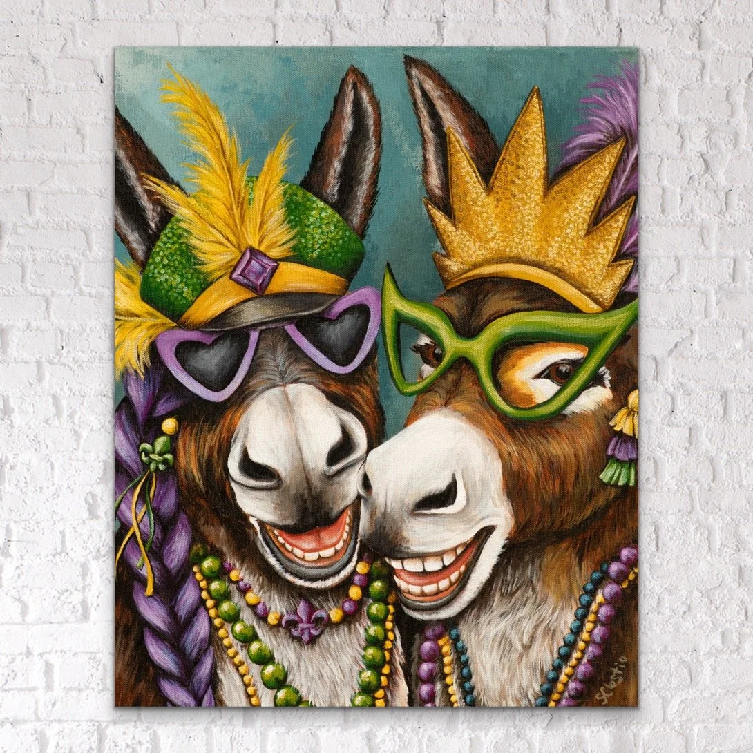 “Actin' Da Donkey” - ORIGINAL - 16x20”