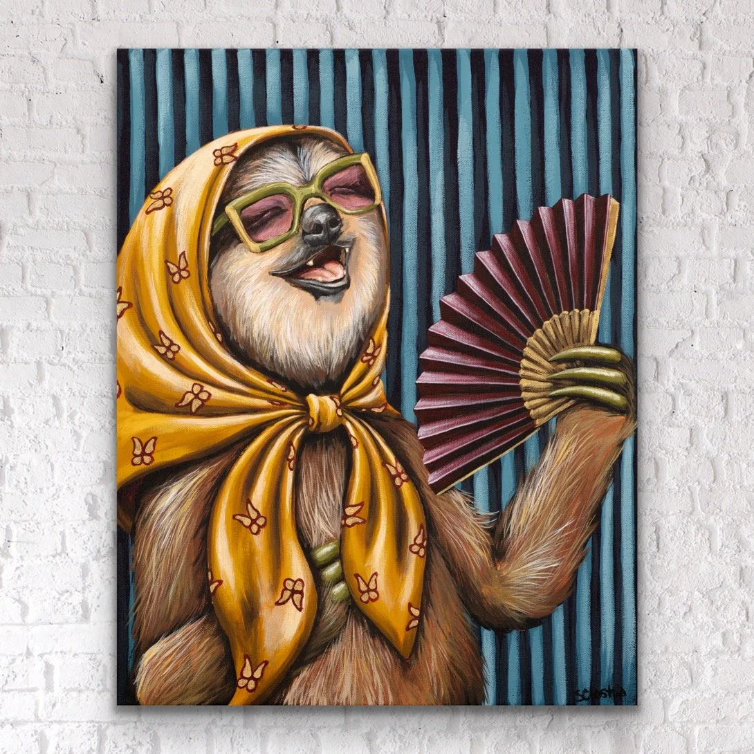 "Blanche Lorraine” - ORIGINAL - 16x20”