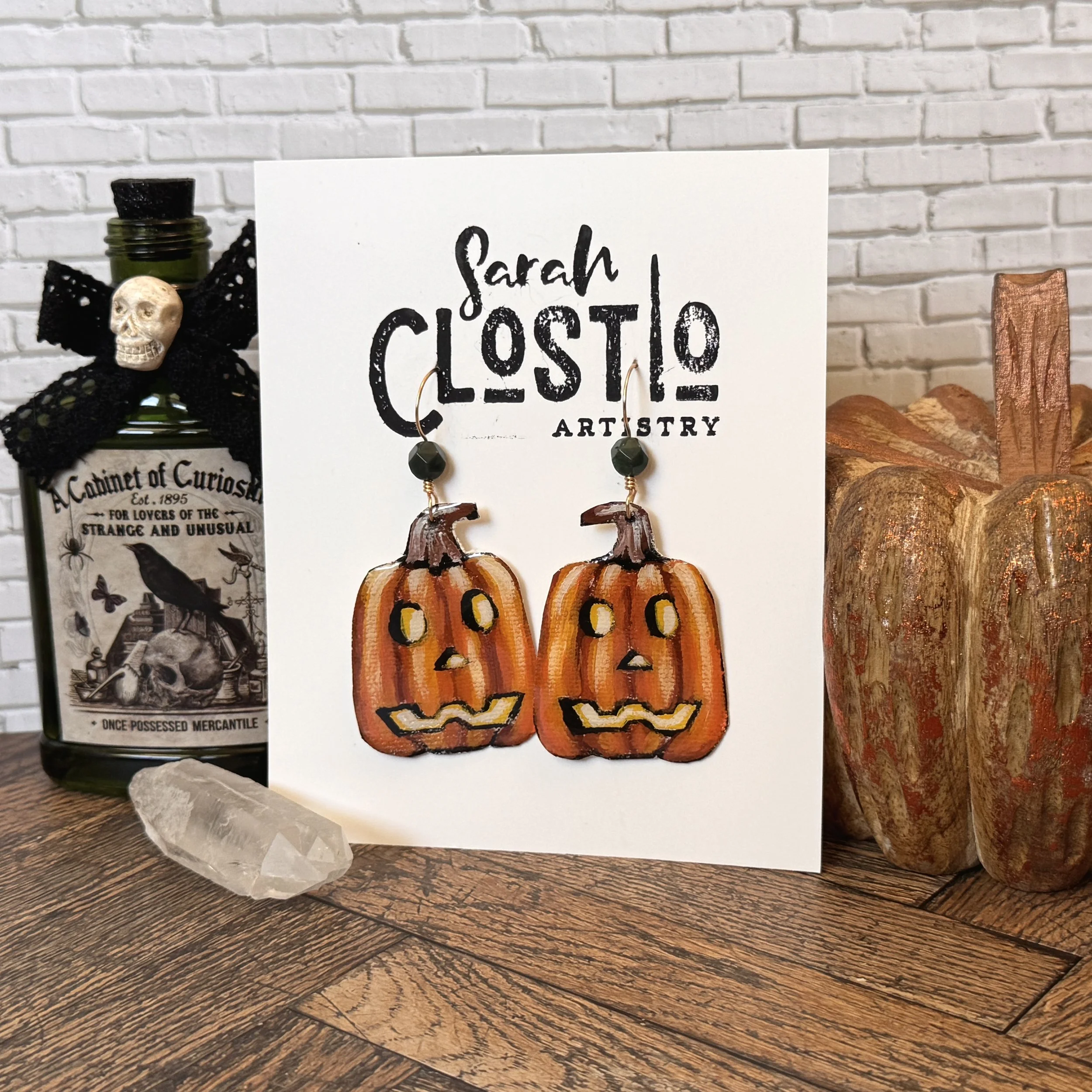 Pumpkin Earrings