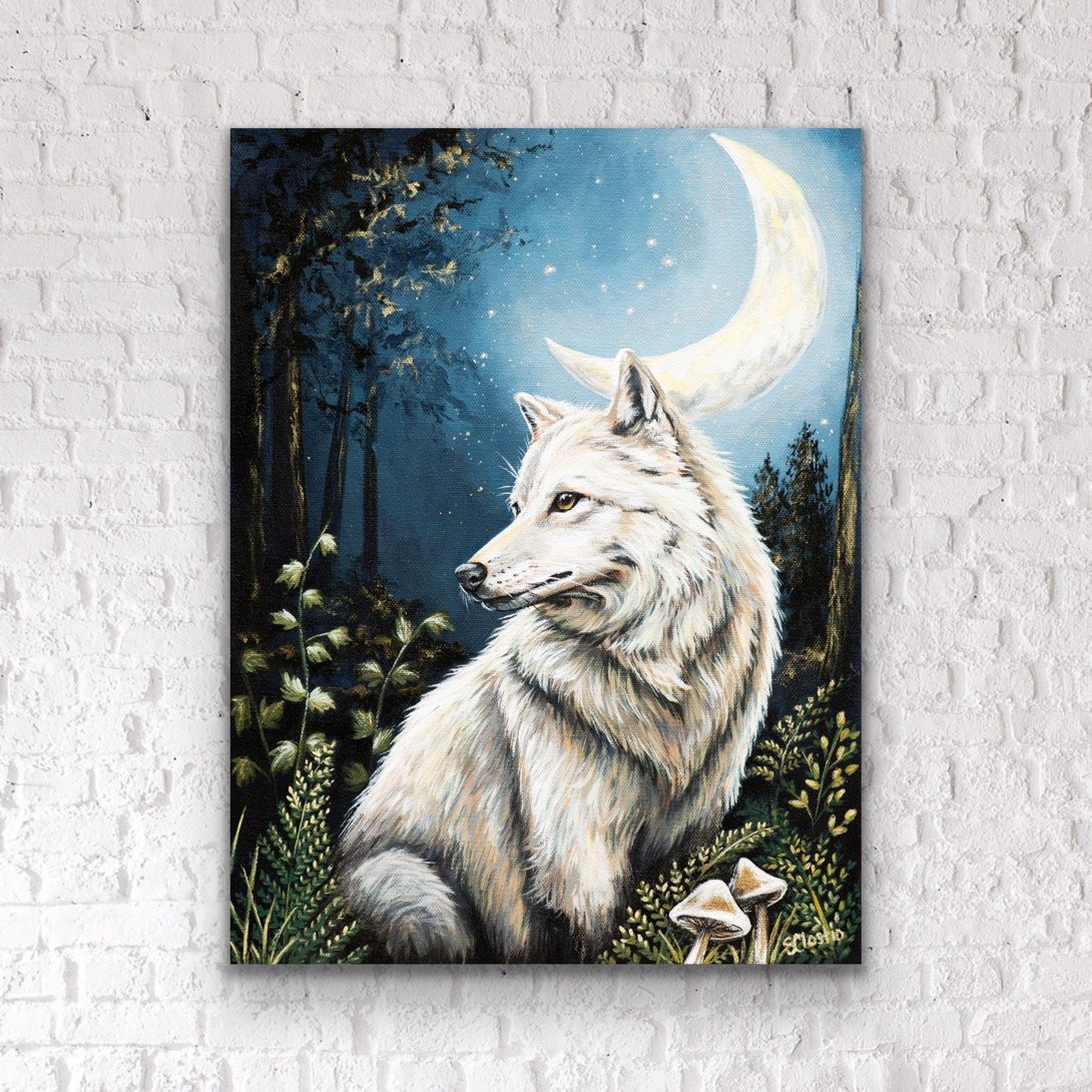"The Crescent Hymn" - ORIGINAL - 12x16"