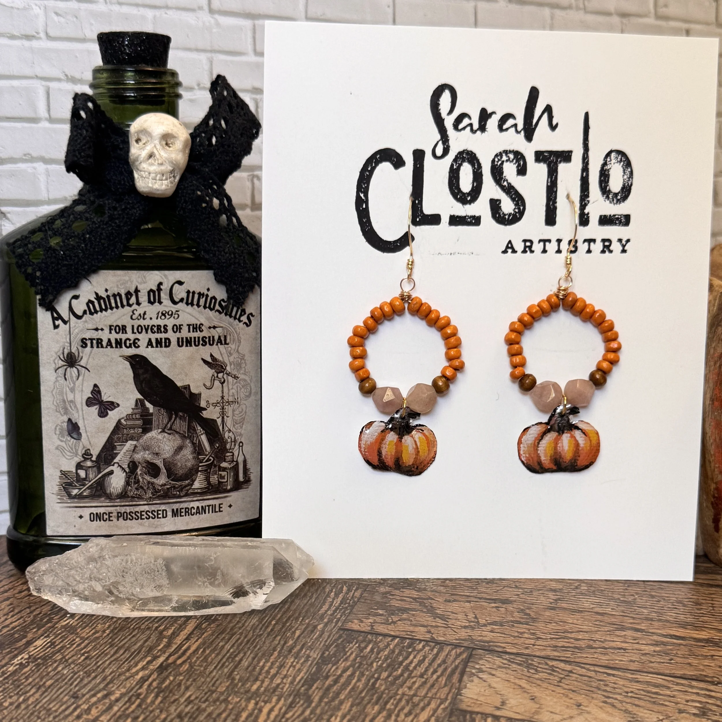Mini Pumpkin Earrings