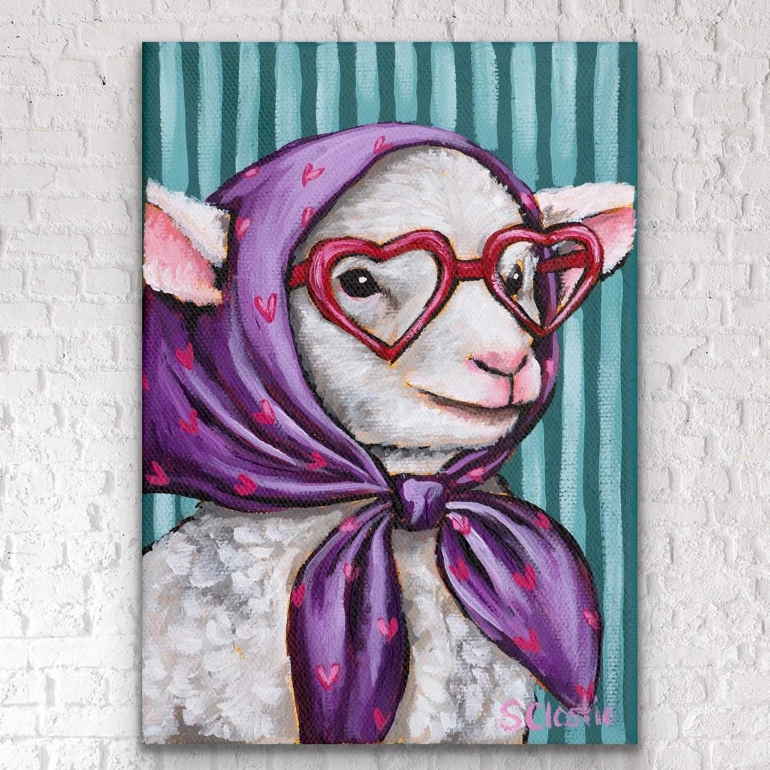 "Lucille Mae" - ORIGINAL - 5x7"