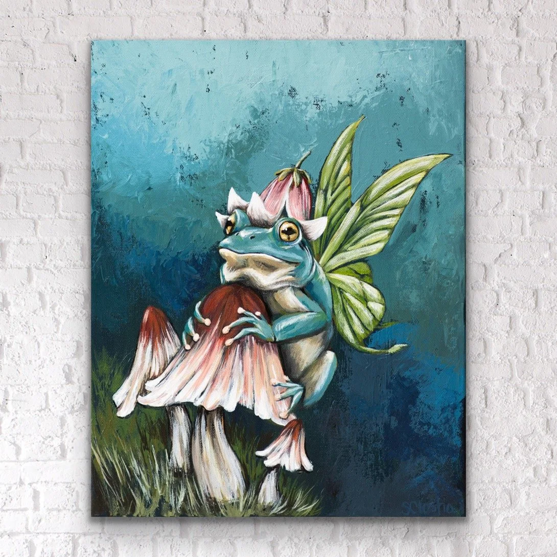 "Pocket Pixie" - ORIGINAL - 11x14"