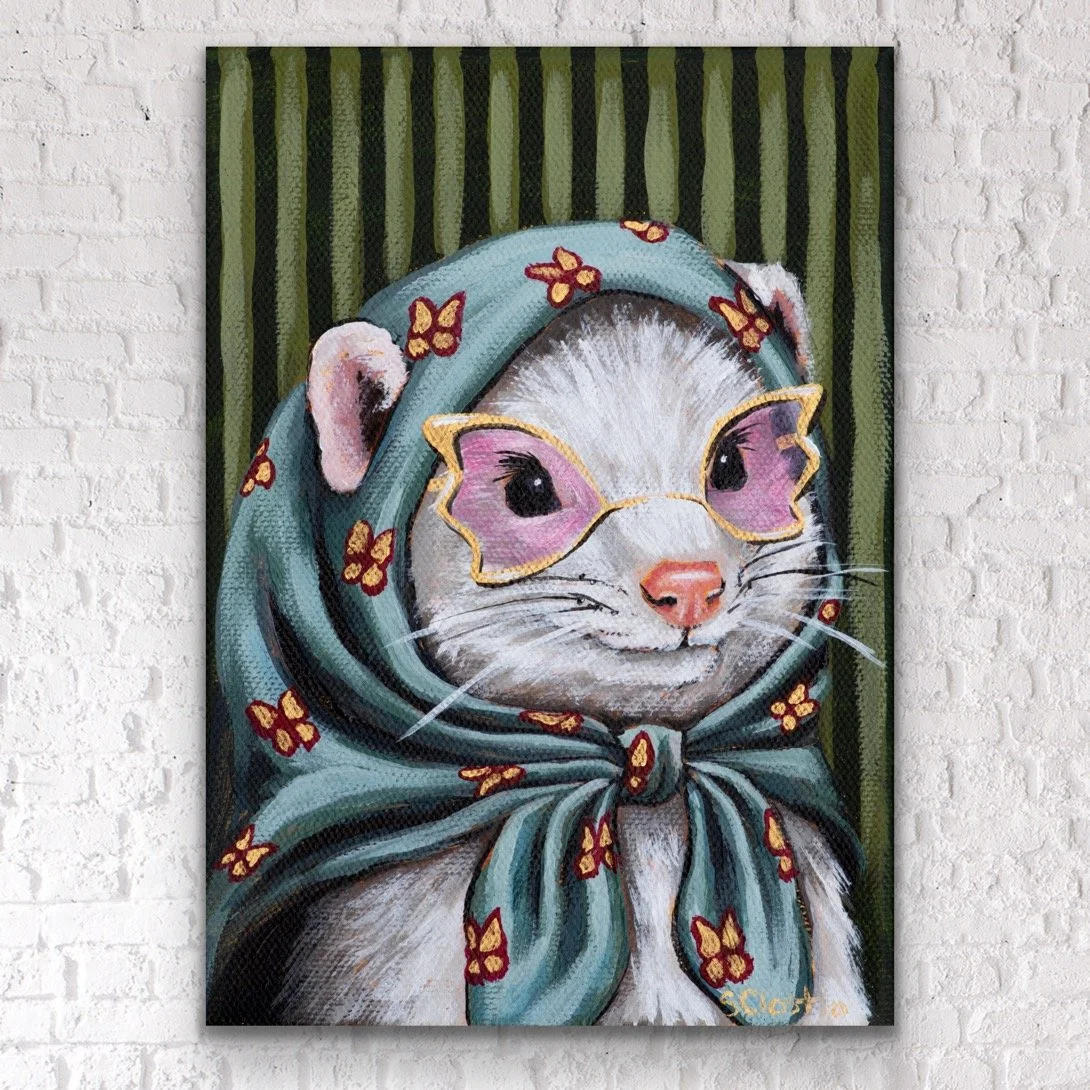 "Gloria Faye" - ORIGINAL - 5x7"