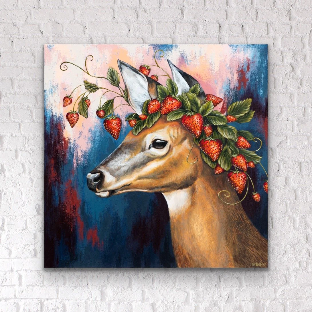 “The Crown of Summer” - ORIGINAL - 36x36”