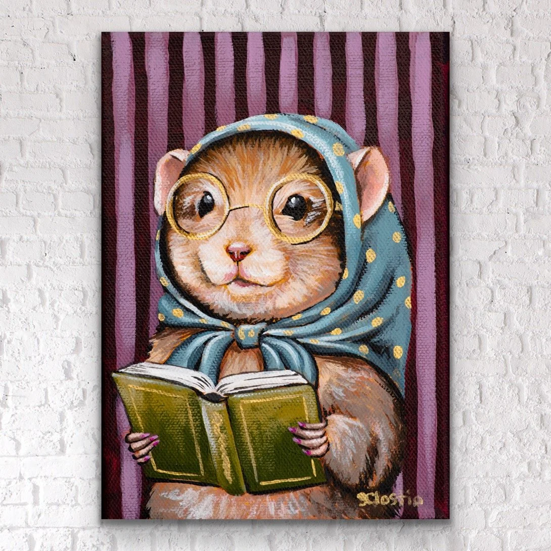 "Ethel Rose" - ORIGINAL - 5x7"