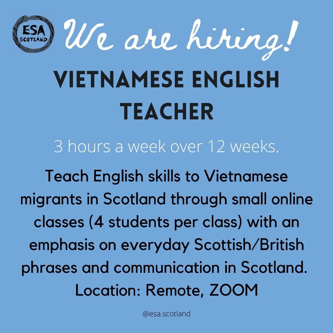 ***POSITION FILLED***