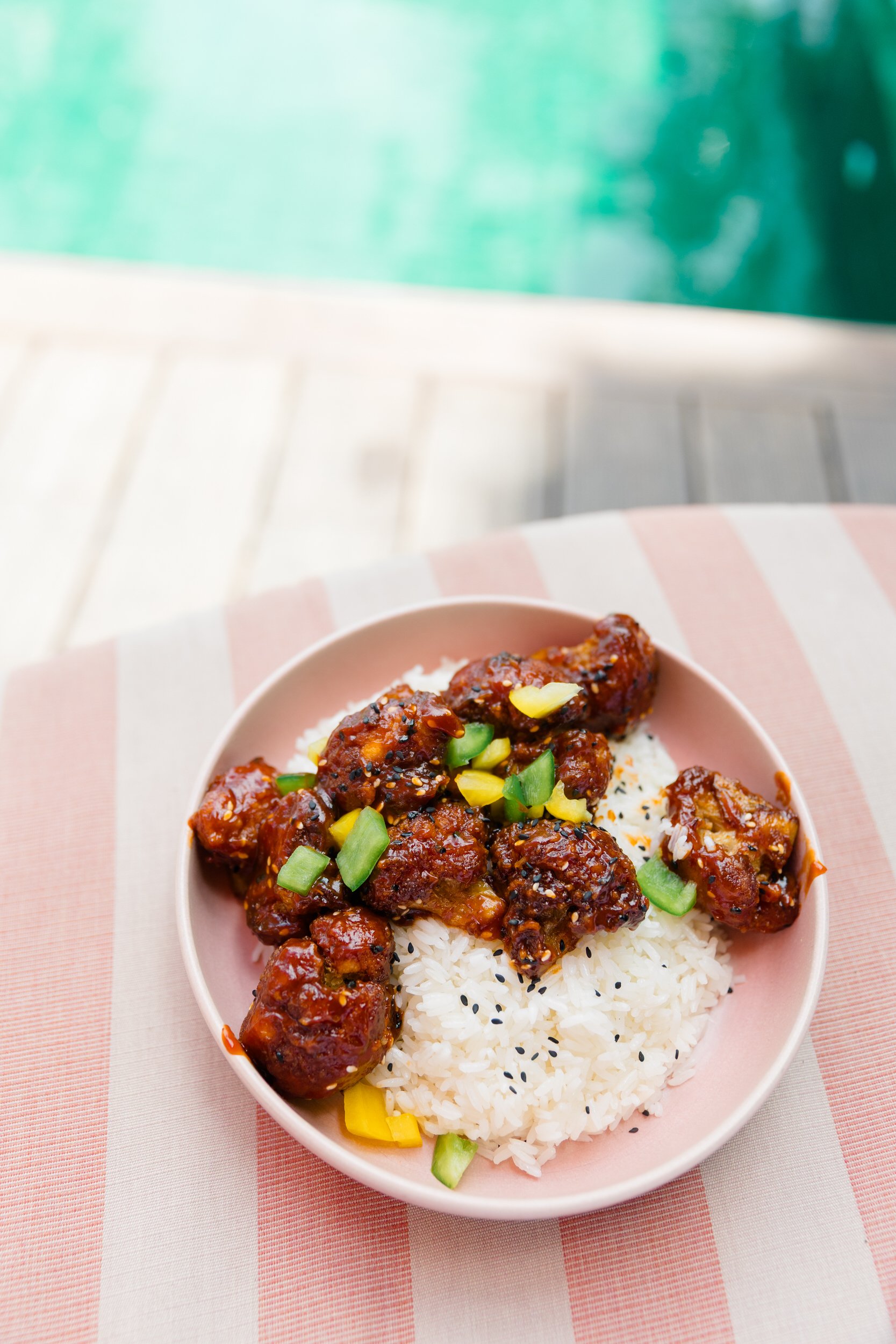 Caribbean-style vegetarian food served in St. Thomas, U.S. Virgin Islands