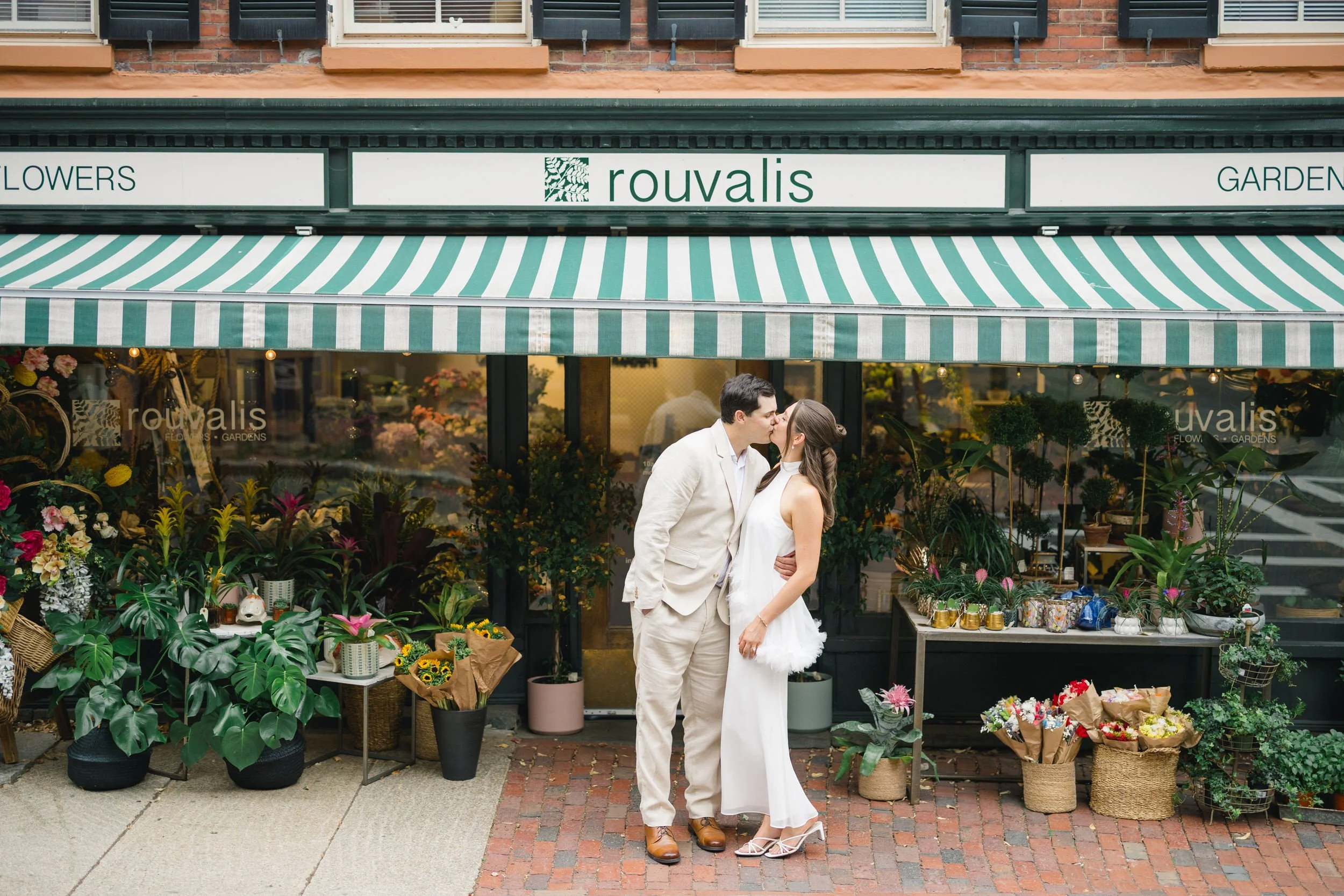 Timeless Boston engagement photos in the historic Beacon Hill neighborhood.