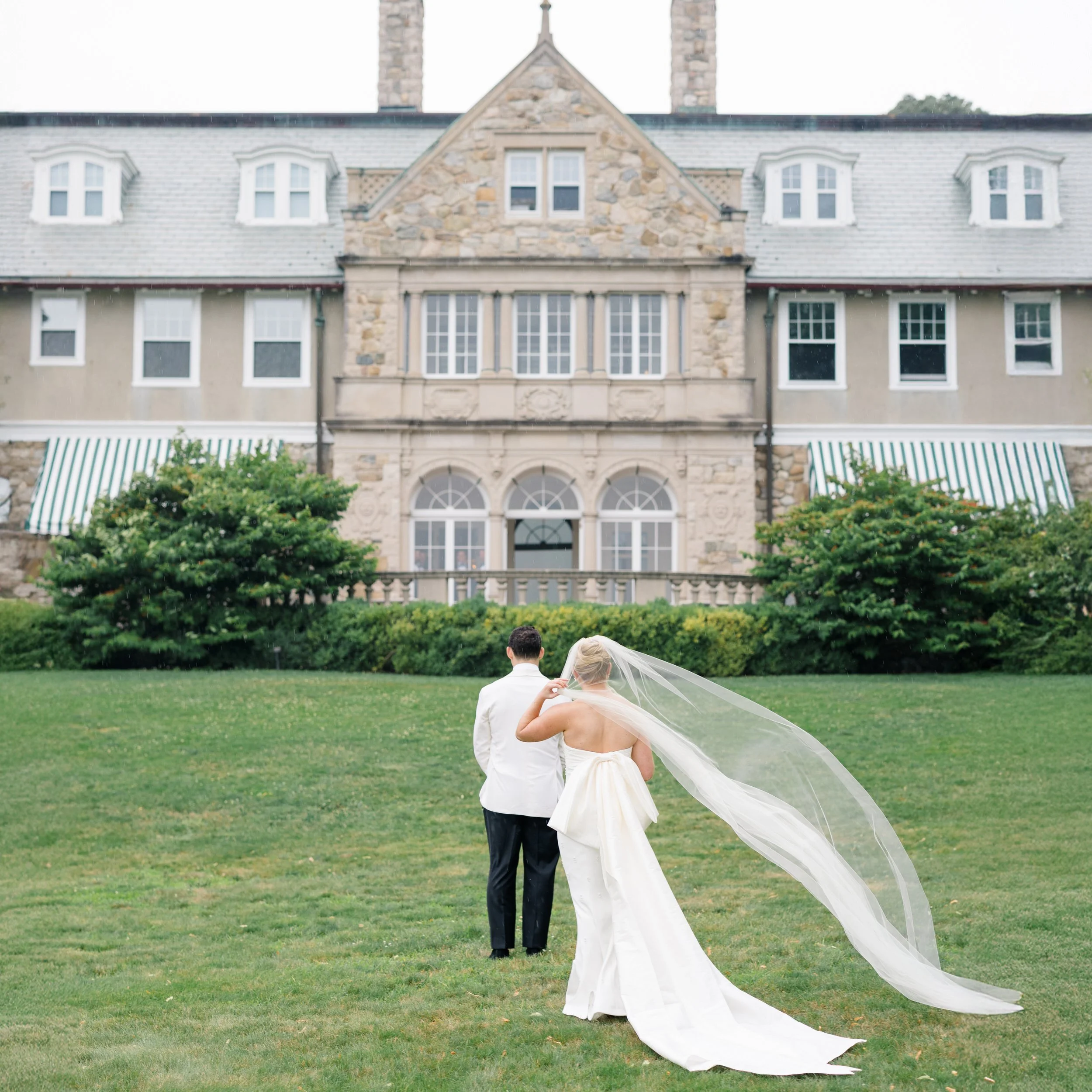 A Romantic Garden Wedding at Blithewold Mansion