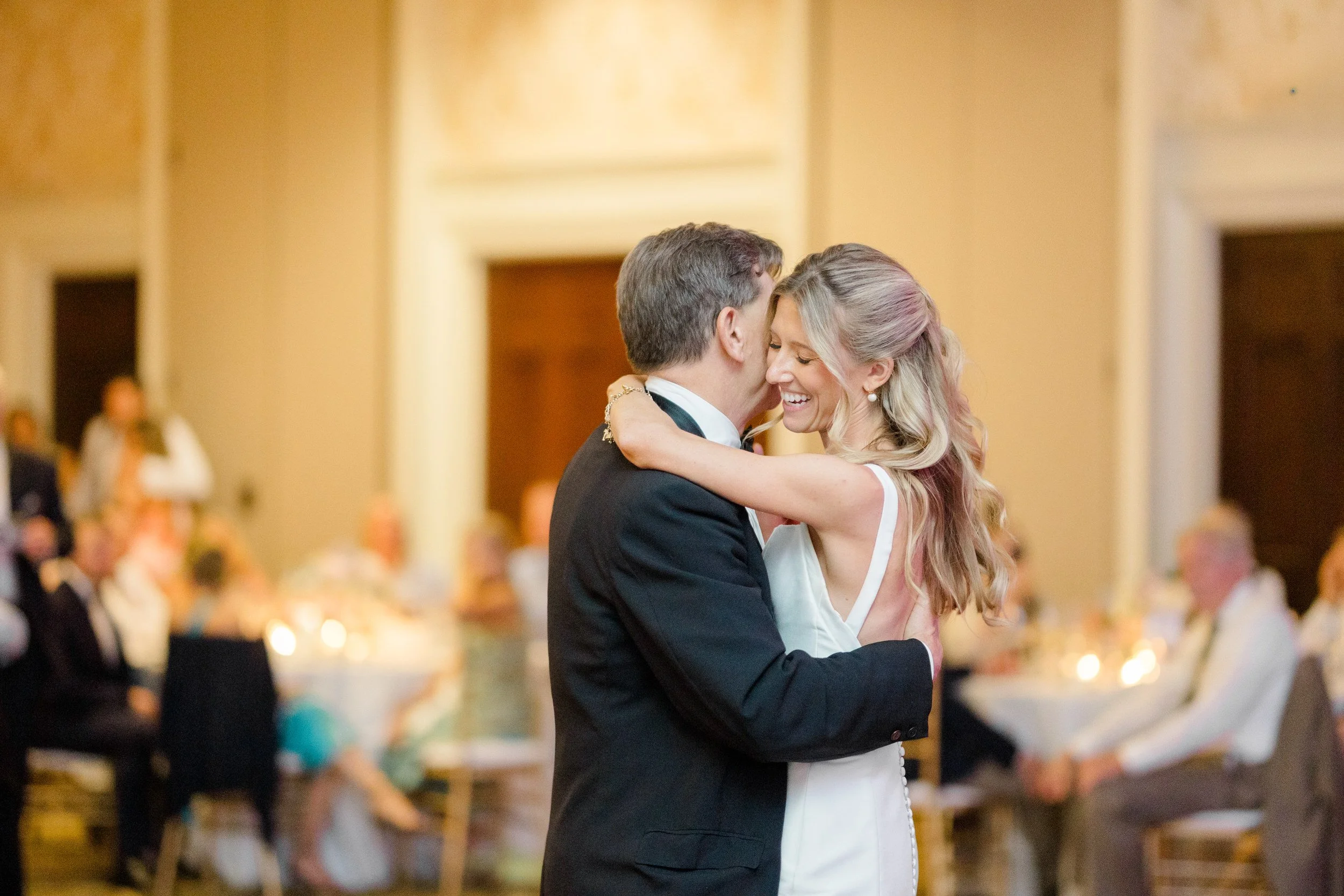 Reception dancing at Ocean Edge Resort wedding